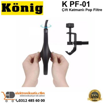 König K PF-01 Çift Katmanlı Pop Filtre