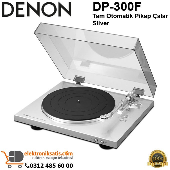 Denon DP-300F Silver Tam Otomatik Pikap Çalar