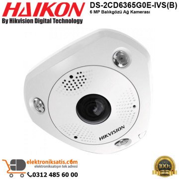 Haikon DS-2CD6365G0E-IVS(B) 6 MP Balıkgözü Ağ Kamerası