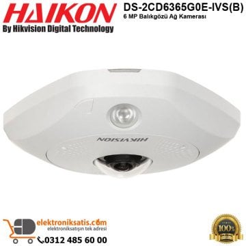 Haikon DS-2CD6365G0E-IVS(B) 6 MP Balıkgözü Ağ Kamerası