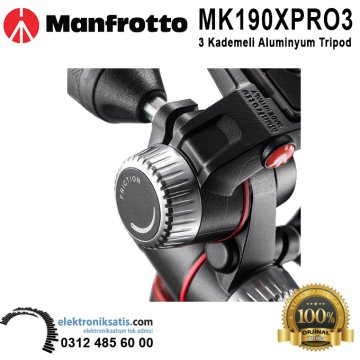 Manfrotto MK190XPRO3-3W Alüminyum Tripod