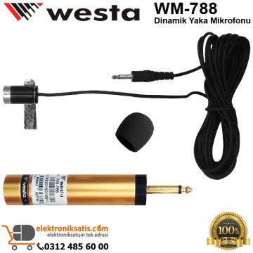 Westa WM-788 Dinamik Yaka Mikrofonu