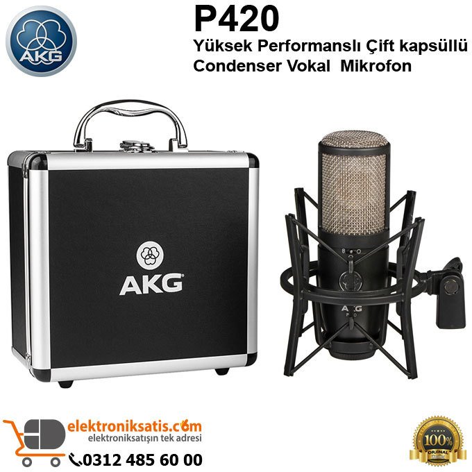 AKG P420 Condenser Vokal Mikrofon