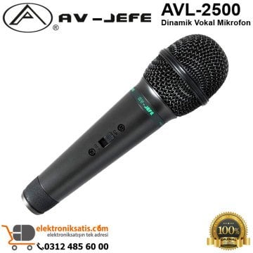 AV-JEFE AVL-2500 Dinamik Vokal Mikrofon
