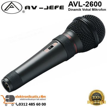 AV-JEFE AVL-2600 Dinamik Vokal Mikrofon