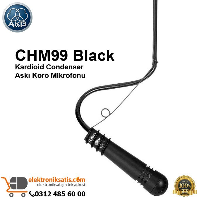 AKG CHM99 Black Condenser Askı Mikrofon