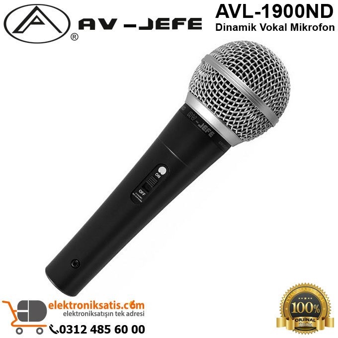 AV-JEFE AVL-1900ND Dinamik Vokal Mikrofon