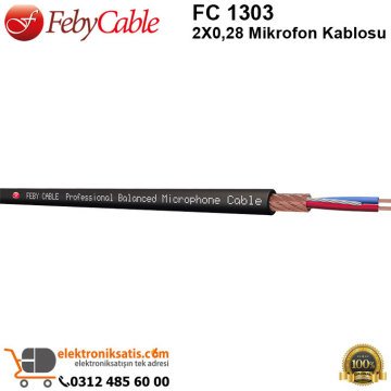 Feby Cable FC 1303 2X028 Mikrofon Kablosu