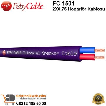 Feby Cable FC 1501 2X075 Hoparlör Kablosu