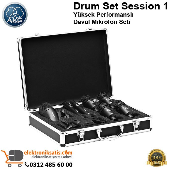 AKG Drum Set Session 1 Davul Mikrofon Seti 1