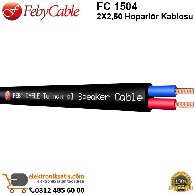 Feby Cable FC 1504 2X250 Hoparlör Kablosu