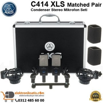 AKG C414 XLS Matched Pair Stereo Mikrofon Set
