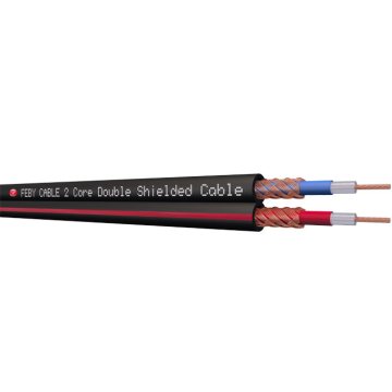 Feby Cable FC 1352 2X022 2 li Blendajlı Sinyal Kablosu