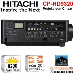 Hitachi CP-HD9320 8200 Ansi Lümen DLP Projeksiyon Cihazı