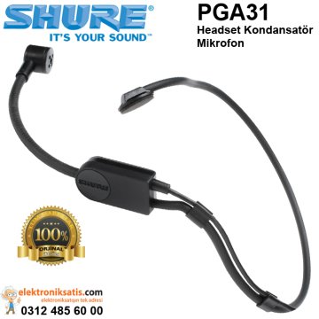 Shure PGA31 Headset Kondansatör Mikrofon