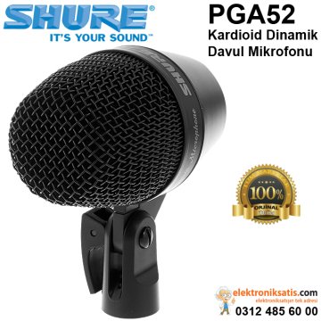 Shure PGA52 Kardioid Dinamik Davul Mikrofonu