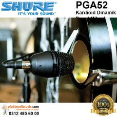 Shure PGA52 Kardioid Dinamik Davul Mikrofonu