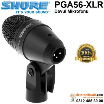 Shure PGA56-XLR Kardioid Dinamik Davul Mikrofonu