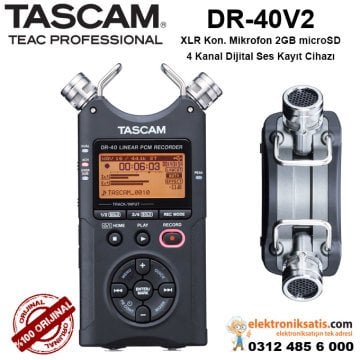 Tascam DR-40V2 Portable Dijital Kaydedici