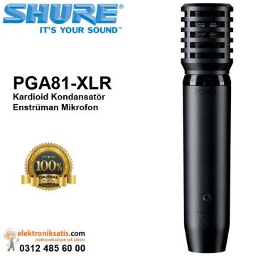 Shure PGA81-XLR Kardioid Kondansatör Enstrüman Mikrofon