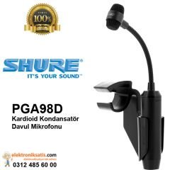 Shure PGA98D Kardioid Kondansatör Davul Mikrofonu