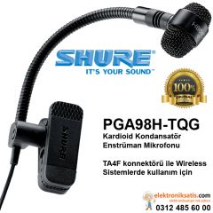 Shure PGA98H-TQG Kardioid Kondansatör Enstrüman Mikrofonu