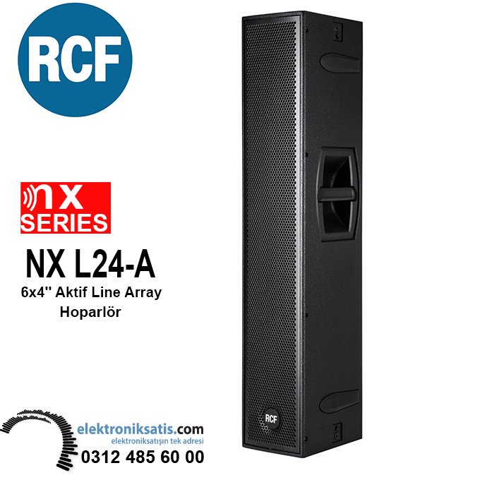 Rcf NXL 24-A 4x6 Woofers 1400 Wpeak Aktif Line Array Hoparlör