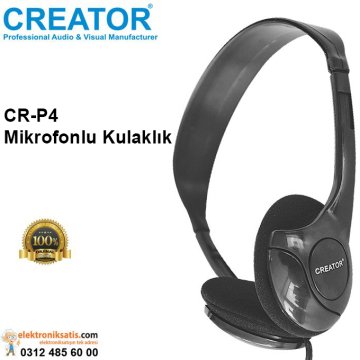 Creator CR-P4 Mikrofonlu Kulaklık