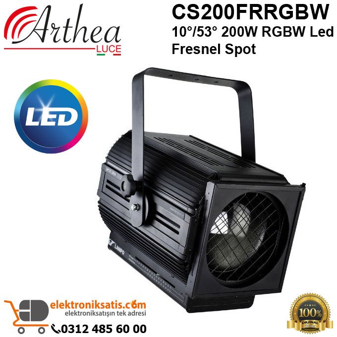 Arthea Luce 200W 10°/53° RGBW Led Fresnel Spot