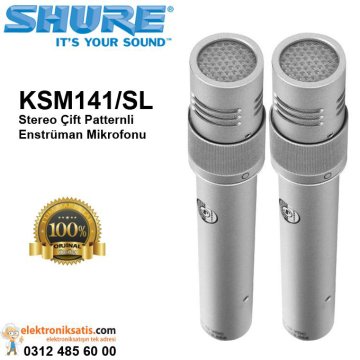 Shure KSM141/SL Stereo Çift Patternli Enstrüman Mikrofonu