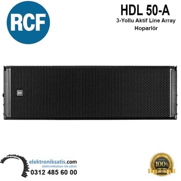 RCF HDL 50-A 3-Yollu Aktif Line Array Hoparlör