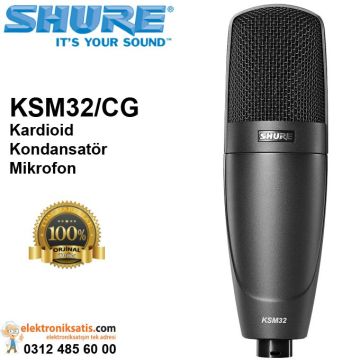 Shure KSM32/CG Kardioid Kondansatör Mikrofon