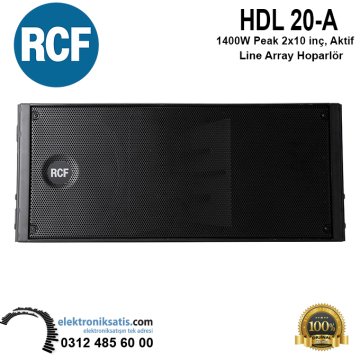 RCF HDL 20-A 1400W Peak 2x10 inç, Aktif Line Array Hoparlör