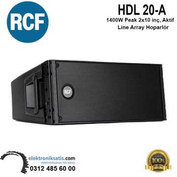 RCF HDL 20-A 1400W Peak 2x10 inç, Aktif Line Array Hoparlör