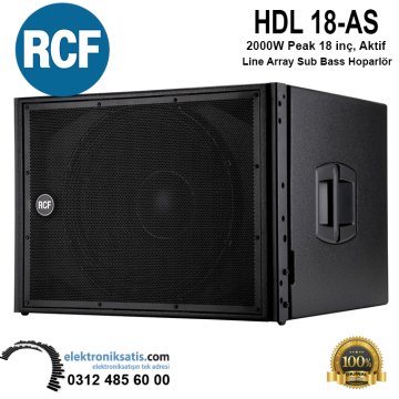 RCF HDL 18-AS 2000W Peak 18 inç, Aktif Line Array Sub Bass Hoparlör