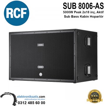 RCF SUB 8006-AS 5000Wpeak Aktif Subwoofer Hoparlör