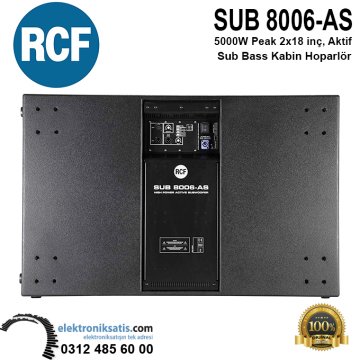 RCF SUB 8006-AS 5000Wpeak Aktif Subwoofer Hoparlör
