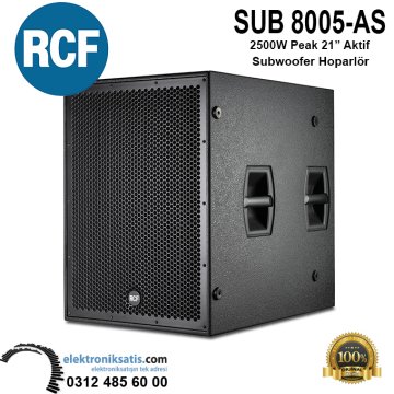 RCF SUB 8005-AS 2500Wpeak Aktif Subwoofer Hoparlör