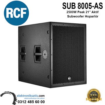 RCF SUB 8005-AS 2500Wpeak Aktif Subwoofer Hoparlör