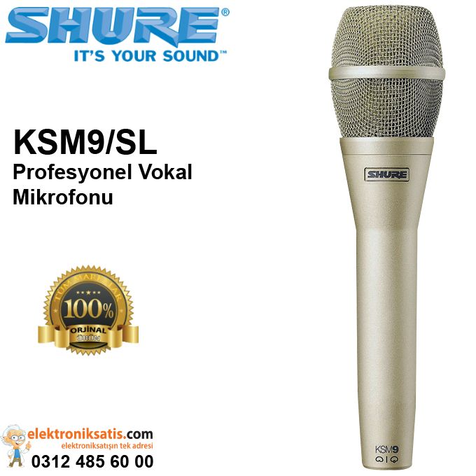 Shure KSM9/SL Profesyonel Vokal Mikrofonu