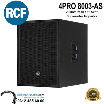 RCF 4PRO 8003-AS  Aktif Subwoofer Hoparlör