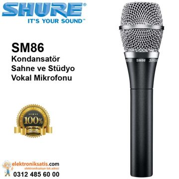Shure SM86 Kondansatör Sahne ve Stüdyo Vokal Mikrofonu