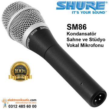 Shure SM86 Kondansatör Sahne ve Stüdyo Vokal Mikrofonu