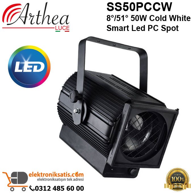 Arthea Luce 8°/51° 50W Cold White Led PC Spot