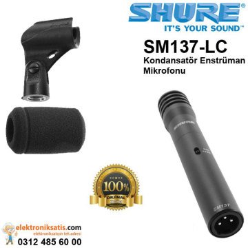Shure SM137-LC Kondansatör Enstrüman Mikrofonu