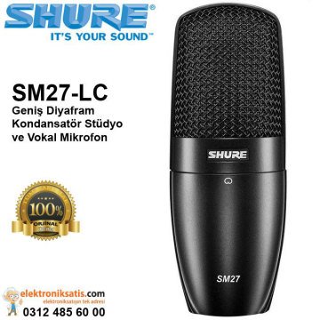 Shure SM27-LC Kondansatör Stüdyo ve Vokal Mikrofon