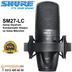 Shure SM27-LC Kondansatör Stüdyo ve Vokal Mikrofon