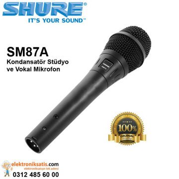 Shure SM87A Kondansatör Stüdyo ve Vokal Mikrofon