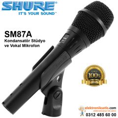 Shure SM87A Kondansatör Stüdyo ve Vokal Mikrofon