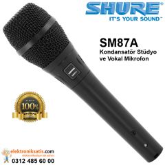Shure SM87A Kondansatör Stüdyo ve Vokal Mikrofon